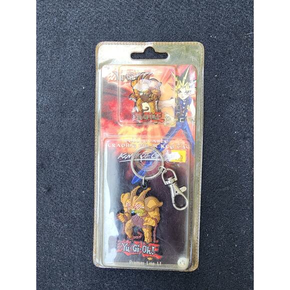 2002 Yu-Gi-Oh! Exodia the Forbidden Collectible Trading Pin and Key Tag Keychain - Picture 1 of 3